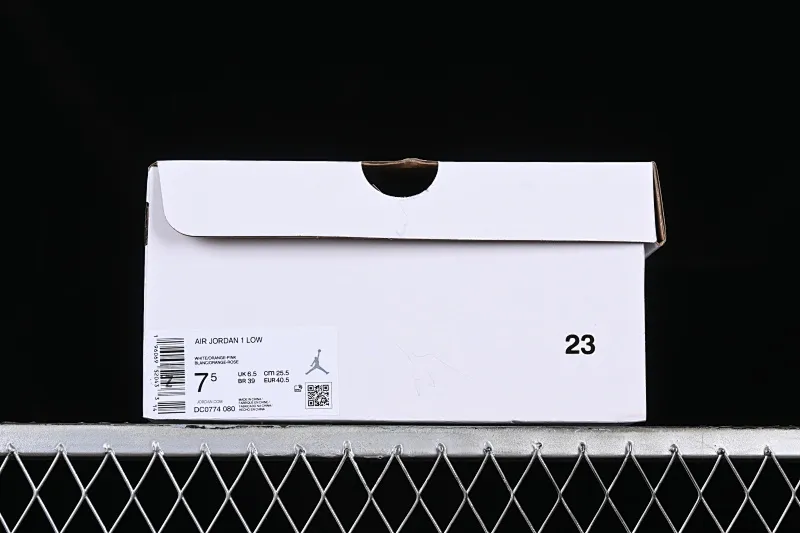 All categories Air Jordan Jordan series basketball shoes Air Jordan 1 Low Z version Air Jordan 1 Low AJ1 Joe 1 white and pink cultural low-top casual sneakers DC0774-080